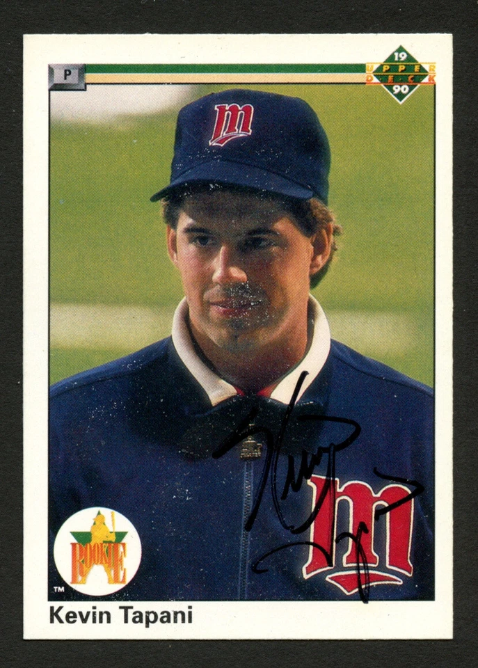 凯文·塔帕尼 #87 签名亲笔签名 1990 Upper Deck 棒球卡 — 第 1/1 张图片