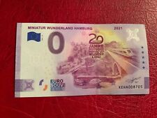 Billet 0 Euro Miniature Wunderland Hamburg 2021-16 euro souvenir touristique