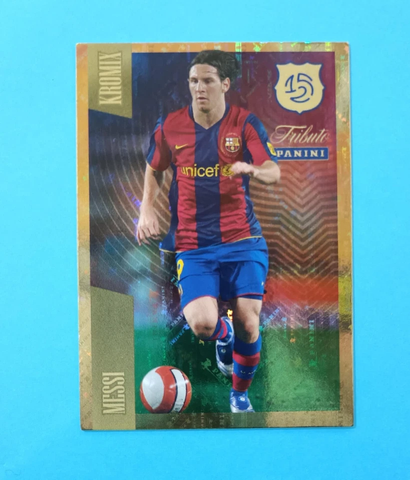 Lionel Messi Kromix Insert CARD Tributo 125 aniversario FC Barcelona K90 2024 25 - Imagen 1 de 1