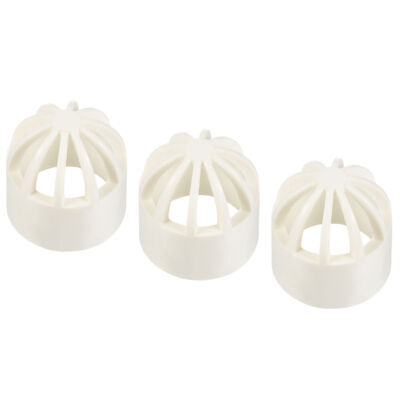 3Pcs 20mm ID Tank Filter Guard Cover Round PVC Intake Strainer Net Cap White • 5.18£