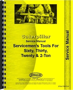 Manual de servicio de herramientas sobre orugas Caterpillar 20 30 60 (CT-S-2 TON TLS) - Imagen 1 de 1