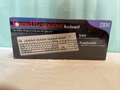 IBM rapid response keyboard brand new in box sealed PS2, PC, Free Shipping - Image 1 of 3