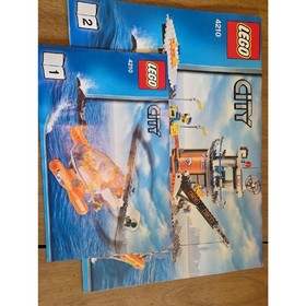 The instruction manuals 2 for the LEGO City Coast Guard Platform (set 4210)