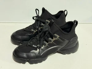 Dior D-Connect Black Sneakers Women's Size 39 EU / 9 US - Picture 1 of 14