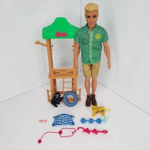 Set gioco bambola Wild Life Vet KEN 2016 - Carriere Barbie puoi essere qualsiasi cosa - Foto 1 di 18