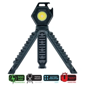 LitezAll Work Light with Removable Tripod Lumens 500 12 Hour Run Time 26215 - Picture 1 of 7