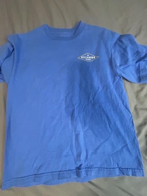 Футболка премиум-класса Billabong для мальчиков большая синяя хлопковая Surf Supply Company графика - Изображение 1 из 4