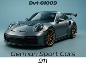 1/24 Porsche 911 3D Stripes, Logos, PLates Decal Set -DVT-01009- Free Shipping!! - Picture 1 of 2