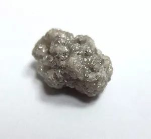4.85 Carats WHITE/SILVER Natural Uncut Raw ROUGH DIAMONDS - Picture 1 of 3