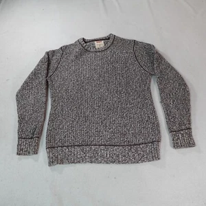 Levis Sweater Mens Large Beige Fisherman Knit Thick Grandpa Preppy Outdoor Top - Picture 1 of 14