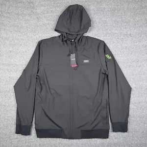 Travis Mathew Wanderlust Hoodie Men's Large Black Zip Heater Series Jacket NWT - Picture 1 of 10