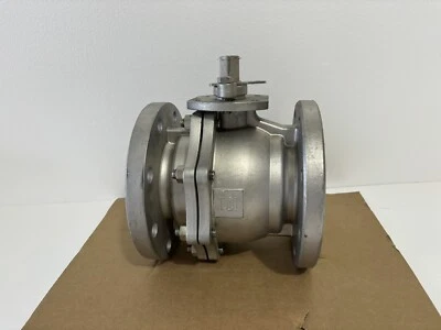 TCI TC-5000 4" Válvula de bola de acero inoxidable con brida segura contra incendios 316 Foto 1 de 4