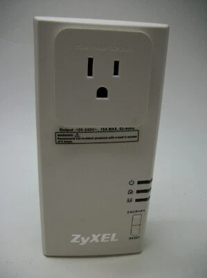 ZyXel PLA-407 Powerline Pass-Thru Ethernet Adapter 200 Mbps - Image 1 of 4