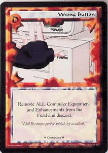 Botón incorrecto Ani-Mayhem CCG - Juego uno - Imagen 1 de 2