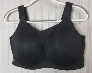 LIVI by Cacique Mujer DEPORTIVO BRA40DDD Negro Malla Lane Bryant Sin Alambre NUEVO - Imagen 1 de 8