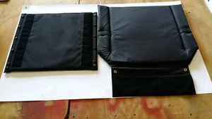 Wheelchair Seat Cushion & Backrest Set Replacement spare parts Black Excel PAIR - Picture 1 of 5