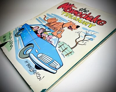 The Marmaduke Treasury by Brad Anderson Signed Sketch W/ Inscription HC DJ RARE - Image 1 of 4