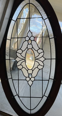 Oval beveled window vintage Cover