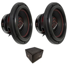 (2) MASSIVE AUDIO GMMA104 2000W 10" Dual 4 Ohm  Car Bass Subwoofer Sub