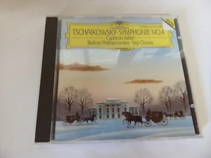 Tschaikowsky Symphonie No 4 Seiji Ozawa West Germany Full Silver PDO DG 427354-2 - Picture 1 of 6
