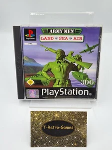 PS1 Playstation 1 Army Men Land Sea Air con embalaje original e instrucciones alemán - Imagen 1 de 9
