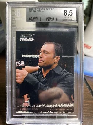 2009 Topps UFC Round 1 Debut - JOE ROGAN BGS 8.5 - Low Pop - Rookie JRE - Image 1 of 2