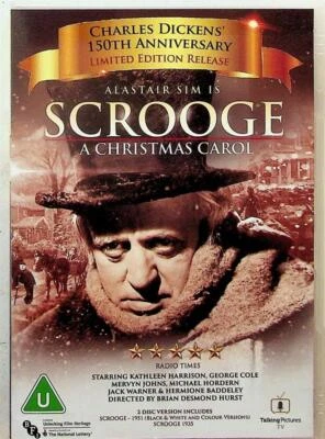Scrooge - A Christmas Carol DVD Drama (2015) Alastair Sim New - Image 1 of 2