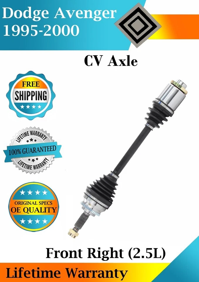 Nuevo eje CV delantero derecho original para Dodge Avenger 1995-2000 2,5 L garantía de por vida Foto 1 de 4