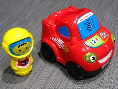 VTECH Move and Zoom Racer Race Car with Rattle and Shake Driver RC Car - Image 1 of 4
