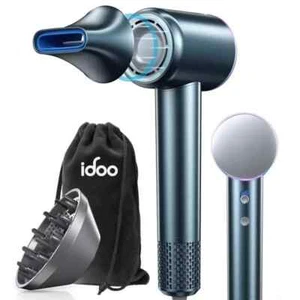 iDOO I-G-04 Black Portable Corded Electric High Speed Hair Dryer New - Picture 1 of 6