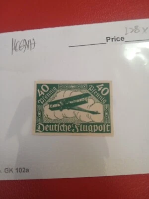 GERMANY Scott C2a Mint No Gum As Issued Imperf Rare SCV $2000 Very Fine  - Image 1 of 4