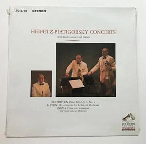 HEIFETZ: PIATIGORSKY: Heifetz-Piatigorsky Concerts (Vinyl LP Record Sealed) - Imagen 1 de 3