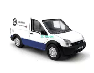 BN 1:76 Bianco Transporter Mini Van Modello Consegna Auto Metallo Diecast - Foto 1 di 5