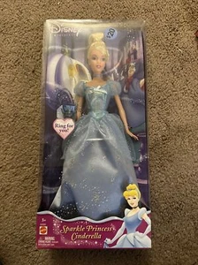 Mattel Disney SPARKLE PRINCESS CINDERELLA New In Box Barbie Style - Picture 1 of 3