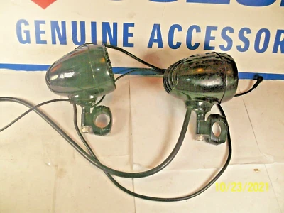 ?CUERNOS VICTORY NEGROS 6 PULGADAS DE ALTO 4 PULGADAS DE PROFUNDIDAD POLARIS BON OEM HEAVY METAL Foto 1 de 4