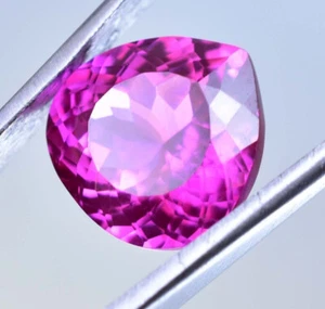 10.70 Ct Natural Rhodolite Garnet Raspberry Pink Pear Loose Gemstone. - Bild 1 von 7