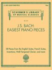 JS Bach Easiest Piano Pieces Sheet Music Schirmer Book NEW 050601602