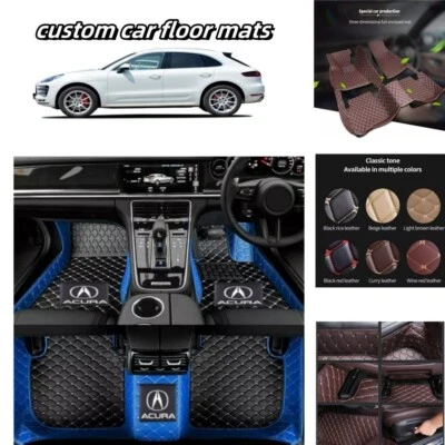 Fit For Acura Car Mats All Models Luxury Custom Waterproof Floorliner Carpets - Image 1 of 4