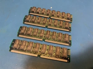 4x 16MB 4Mx36 Parity60ns FPM Fast Page Mode SIMM Memory RAM 72-Pin 4x36 - Picture 1 of 4