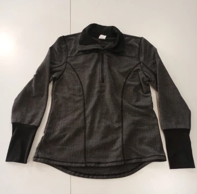 Chaqueta Pullover Athletic Works Para Mujer Gris Espiga 1/4 Cremallera Talla Pequeña 4/6 Foto 1 de 4