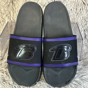 Nike Baltimore Ravens Offcourt Slides schwarz lila DD0546-001 Größe 11 Slipper - Bild 1 von 11