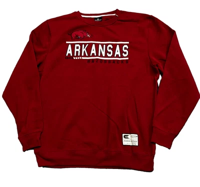 Sudadera Colosseum Arkansas Razorbacks Para Hombre Grande Carmesí Foto 1 de 4