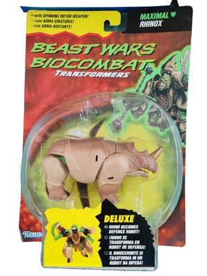 Transformers Beast Wars Deluxe RHINOX Kenner Hasbro Anni"90 - Imagen 1 de 2