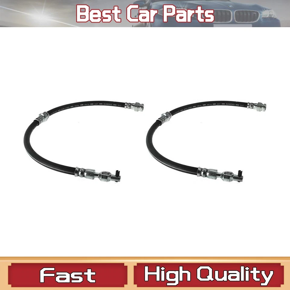 Juego de 2 mangueras hidráulicas de freno delantero para Mazda B2000 1986-1987 Foto 1 de 2