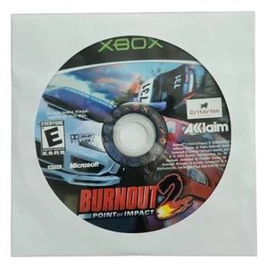 Microsoft Original Xbox Classic Burnout 2 Point of Impact Spiel nur Disk funktioniert - Bild 1 von 3