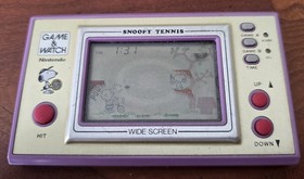 Snoopy Tennis Nintendo Game & Watch SP-30 1982 Handheld LCD Vintage