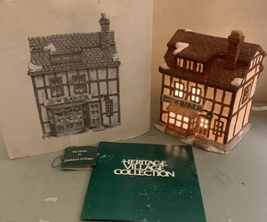 Dept 56 Golden Swan Baker The Original Shops Of Dicken’s Village Retired 1984 - Bild 1 von 7