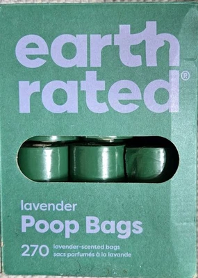 Bolsas de caca con clasificación Tierra para perros aroma lavanda 255 bolsas a prueba de fugas nuevas LEER/FOTO Foto 1 de 4