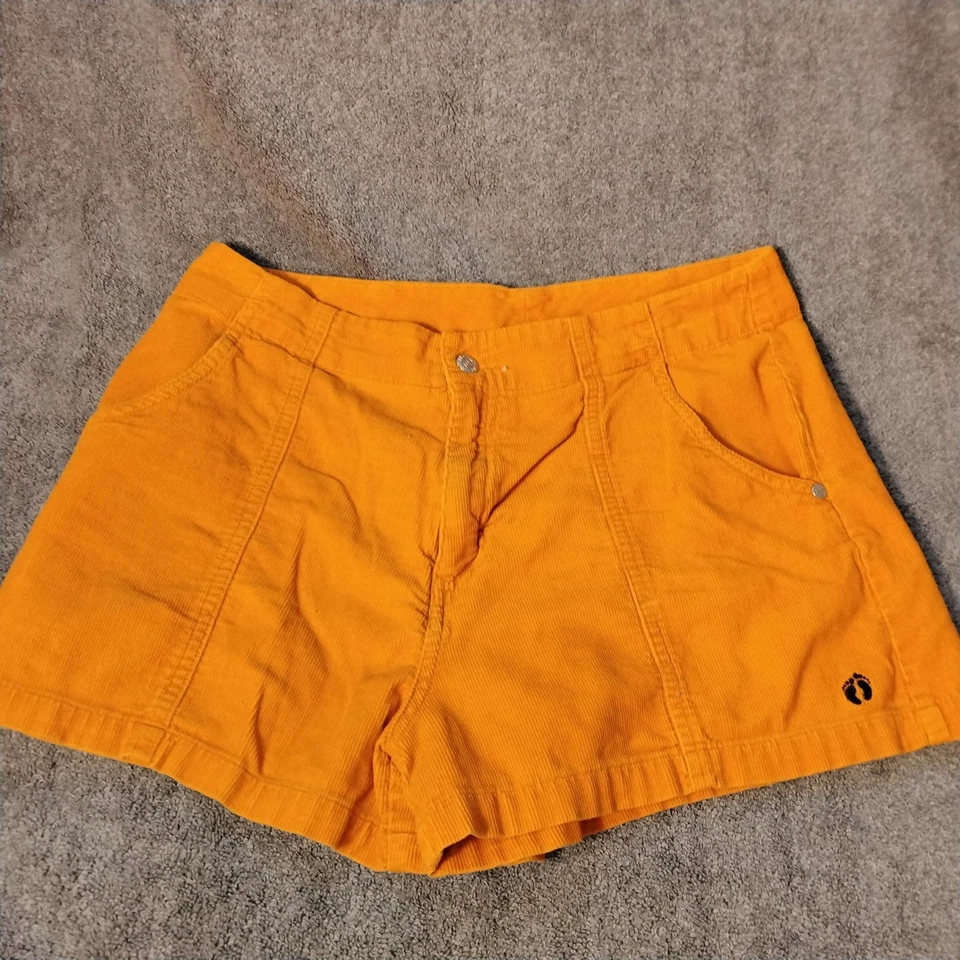 Pantalones Cortos Hang Ten De Colección Años 90 Para Mujer 9 Pana Tiro Alto Bolsillos Retro Informales Foto 1 de 4