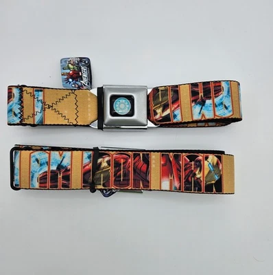 Cinturón con hebilla de asiento de coche Marvel Iron Man Foto 1 de 4